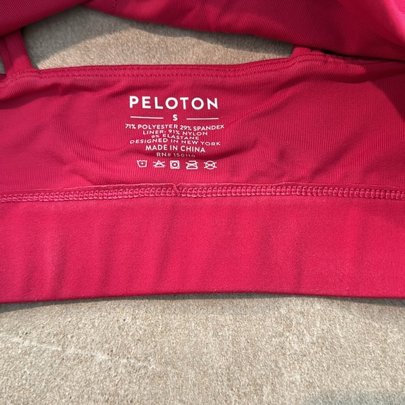 Peloton Pink Sport Bra Strappy  Cross Back - Picture 4 of 4